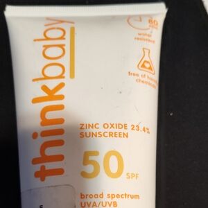 Think! Orange and White Suncare SPF 50